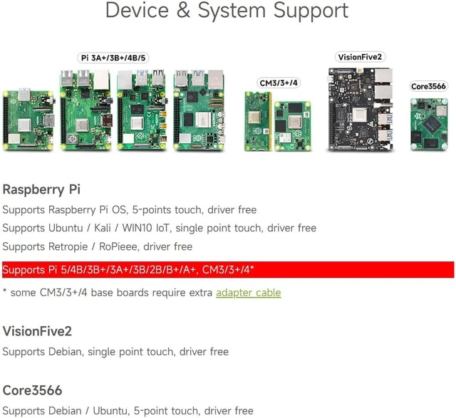 Alt view image 4 of 7 - Waveshare 8inch Capacitive Touch Display Compatible with Raspberry Pi 5/4B/3B+/3A+/3B/2B/B+/A+/CM3/3+/4 800×480 Resolution DSI Interface