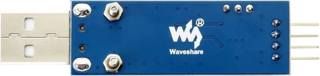 Alt view image 5 of 6 - Waveshare PL2303 USB to UART (TTL) Communication Module V2 USB-A Connector Compatible with 1.8V/2.5V/3.3V/5V Logic Level Supports Windows XP/7/8/10/11/