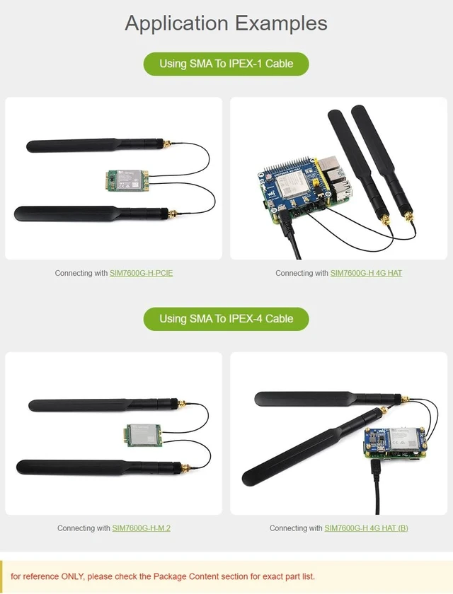 Alt view image 3 of 7 - Waveshare 4G High Gain SMA Antenna 4G/3G/2G/LPWA Support 700~2700MHz Range 90° Flexible Rotation