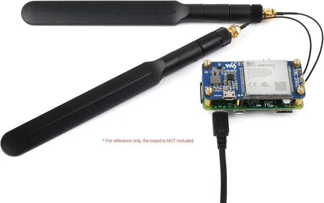 Alt view image 6 of 7 - Waveshare 4G High Gain SMA Antenna 4G/3G/2G/LPWA Support 700~2700MHz Range 90° Flexible Rotation