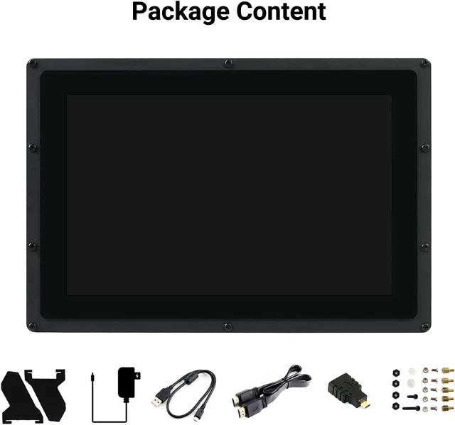 Alt view image 2 of 6 - 10.1inch Capacitive Touch Screen LCD (B) Compatible with Raspberry Pi 4B/3B+/3B/2B/B+/A+/Zero/Zero W/WH/Zero 2W 1280×800 Resolution HDMI IPS Screen Supports Windows 11/10 / 8.1/8 / 7