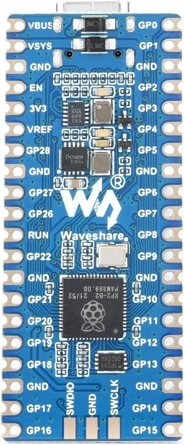 Alt view image 2 of 6 - Waveshare RP2040-LCD-0.96 A Low-Cost High-Performance Pico-Like MCU Board Based On Raspberry Pi Microcontroller RP2040 Compatible with Most of the Raspberry Pi Pico Add-On Modules
