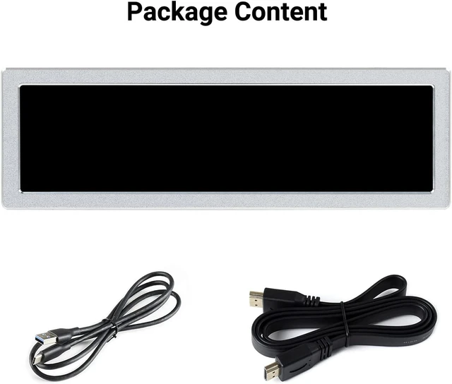 Alt view image 2 of 6 - waveshare 8.8inch Side Monitor Compatible with Raspberry Pi 5/4B/3B+/3A+/2B/B+/A+/Zero/Zero W/WH/Zero 2W CM3+/4 480×1920 Resolution HDMI IPS HiFi Speaker Supports Jetson Nano/Windows,No Touch