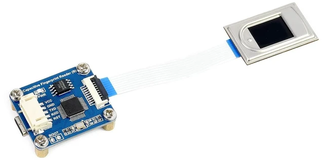 Main image of Waveshare High Precision Capacitive Fingerprint Reader (B) UART/USB Dual Ports