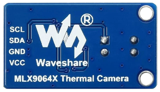 Alt view image 5 of 5 - Waveshare MLX90641 IR Array Thermal Imaging Camera with 16×12 Pixels 55° Field of View I2C Interface Supports Raspberry Pi
