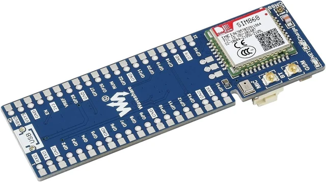 Main image of Waveshare SIM868 GSM/GPRS/GNSS Module for Raspberry Pi Pico Connection Data Transfer