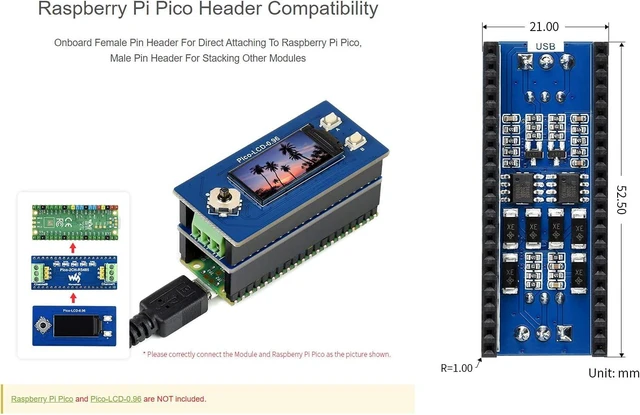 Alt view image 4 of 7 - Waveshare 2-Channel RS485 Module for Raspberry Pi Pico Incorporates RS485 Transceiver SP3485 Using UART Bus