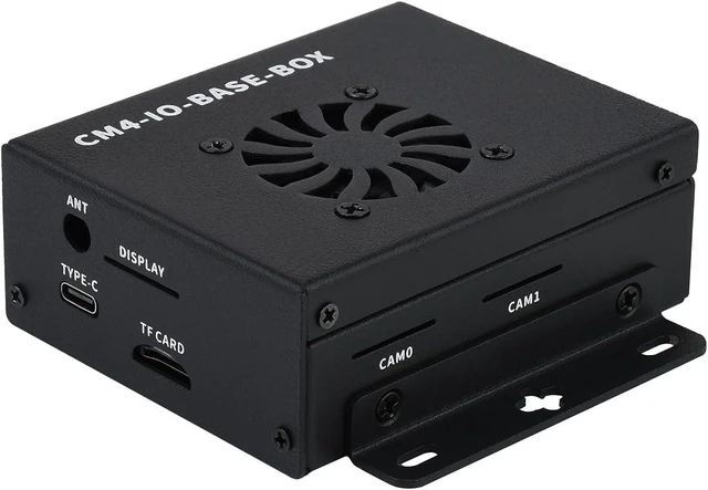 Main image of Waveshare Mini-Computer Based On Raspberry Pi Compute Module 4 (NOT Included) Mini IO Board Full Ver Metal Case with Cooling Fan