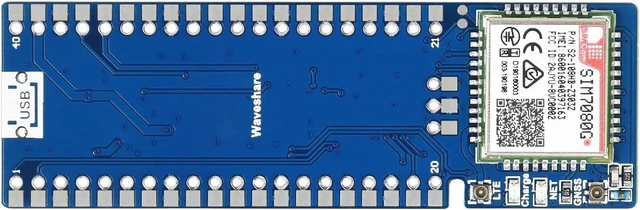 Main image of Waveshare SIM7080G NB-IoT/Cat-M(EMTC) / GNSS Module for Raspberry Pi Pico NB-IoT, Cat-M(EMTC), and GNSS Positioning with Global Band Support