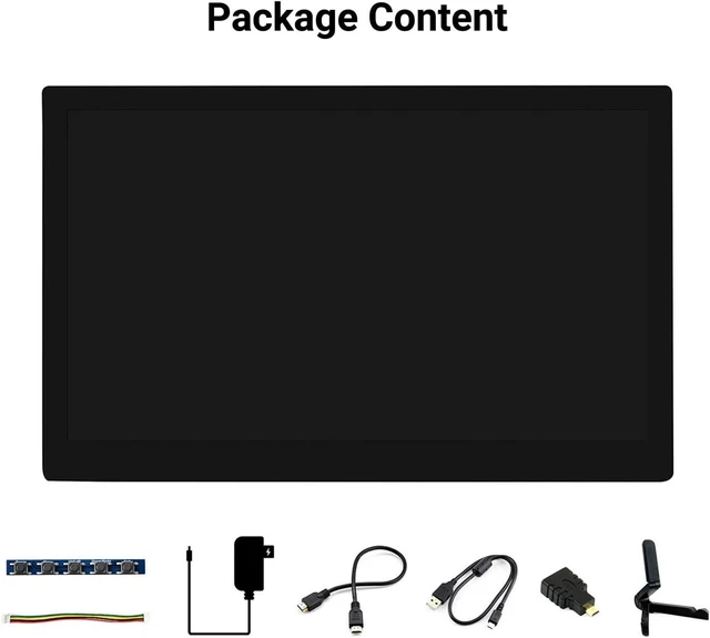 Alt view image 2 of 7 - waveshare 10.1inch QLED Quantum Dot Display Compatible with Raspberry Pi 4B/3B+/3A+/2B/B+/A+/Zero/Zero W/WH/Zero 2W CM3+/4 Capacitive Touch 1280×720 Resolution Supports Jetson Nano/Windows