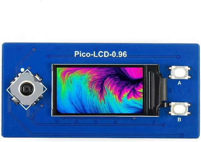 Main image of waveshare 0.96inch LCD Display Module for Raspberry Pi Pico 65K RGB Colors 160×80 Pixels SPI Interface Embedded ST7735S Driver
