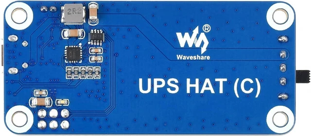 Main image of Waveshare UPS HAT (C), Compatible with Raspberry Pi Zero Series Board, 5V Uninterruptible Power Supply Module, Multi Battery Protection Circuits, Without Battery