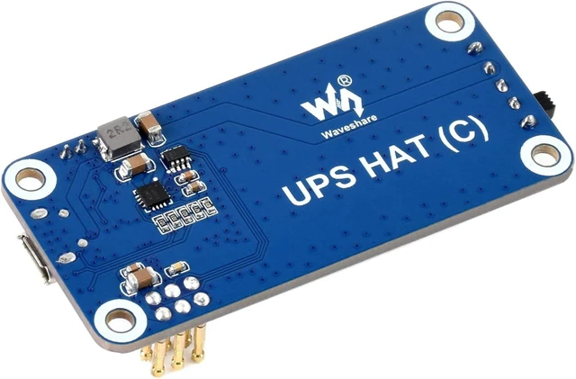 Alt view image 4 of 7 - Waveshare UPS HAT (C), Compatible with Raspberry Pi Zero Series Board, 5V Uninterruptible Power Supply Module, Multi Battery Protection Circuits, Without Battery