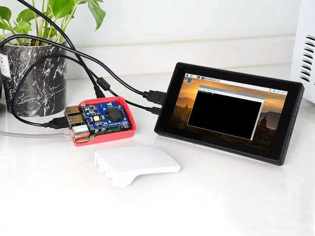 Alt view image 7 of 7 - Waveshare Power Over Ethernet HAT (Type D) for Raspberry Pi 3B+/4B 802.3af-Compliant Tailored for Raspberry Pi Official Case