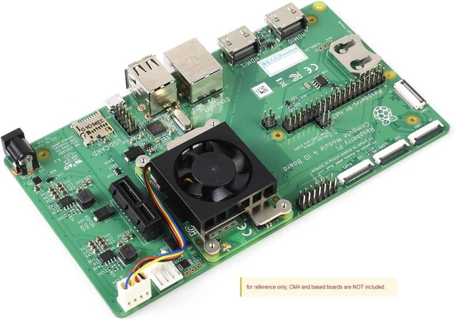 Alt view image 3 of 7 - Waveshare Dedicated 3007 Cooling Fan for Raspberry Pi Compute Module 4 CM4 Low Noise with Thermal Tapes