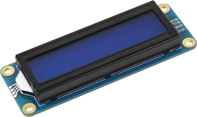 Main image of Waveshare LCD1602 RGB Module Adjustable RGB Backlight Color 3.3V/5V Compatible 3.3V/5V Compatible I2C Communication