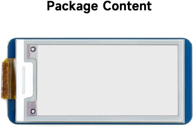 Alt view image 2 of 6 - Waveshare 2.13inch E-Paper E-Ink Display Module (B) for Raspberry Pi Pico 212×104 Pixels Red/Black and White with SPI Interface