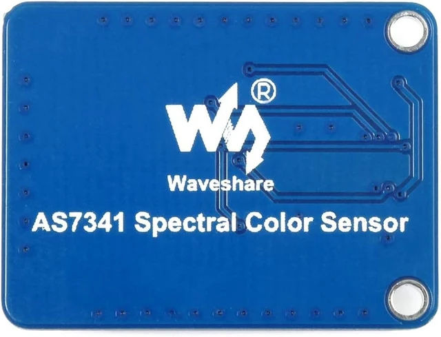 Alt view image 3 of 6 - Waveshare AS7341 Spectral Color Sensor Visible Spectrum Sensor High Precision I2C Bus Compatible with Raspberry Pi 5/4B/3B/Zero/Zero W/Zero 2W/Pico/Pico W/Pico WH