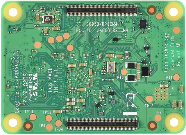 Alt view image 2 of 5 - Waveshare Raspberry Pi Compute Module 4 The Power of Raspberry Pi 4 in A Compact Form Factor 2GB RAM 0GB (Lite) eMMC Flash with WiFi