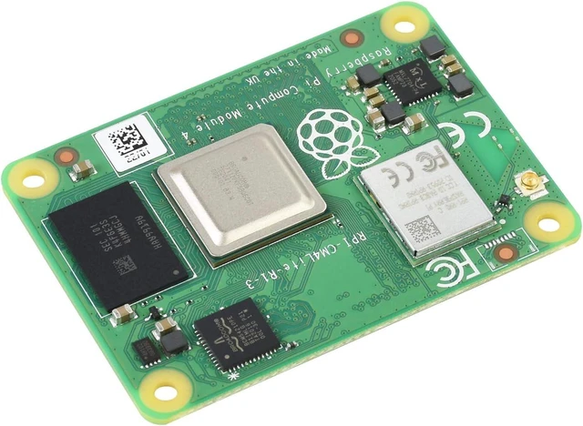 Alt view image 3 of 5 - Waveshare Raspberry Pi Compute Module 4 The Power of Raspberry Pi 4 in A Compact Form Factor 2GB RAM 0GB (Lite) eMMC Flash with WiFi