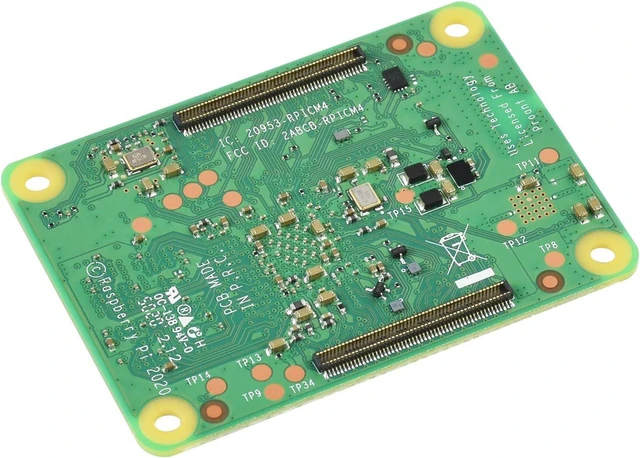Alt view image 5 of 5 - Waveshare Raspberry Pi Compute Module 4 The Power of Raspberry Pi 4 in A Compact Form Factor 2GB RAM 0GB (Lite) eMMC Flash with WiFi