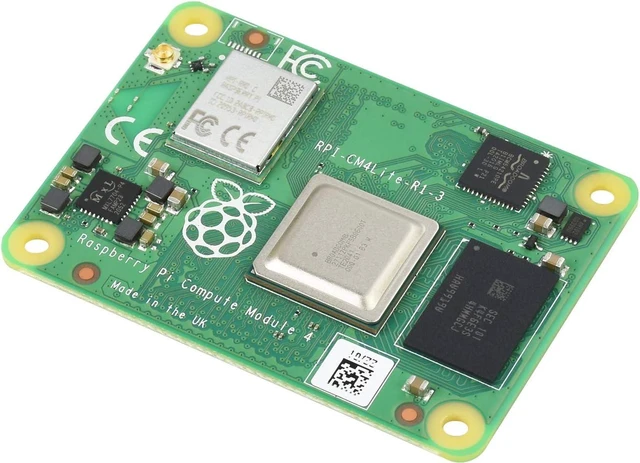 Alt view image 4 of 5 - Waveshare Raspberry Pi Compute Module 4 The Power of Raspberry Pi 4 in A Compact Form Factor 2GB RAM 0GB (Lite) eMMC Flash with WiFi