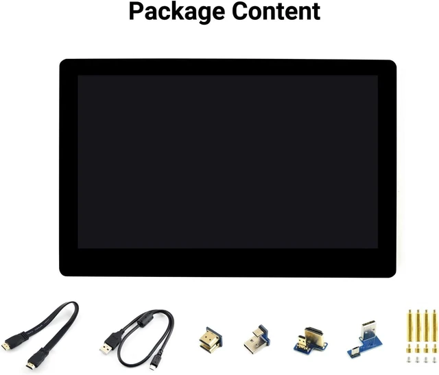 Alt view image 2 of 7 - waveshare 5inch Capacitive Touch AMOLED Display Compatible with Raspberry Pi 5/4B/3B+/3A+/2B/B+/A+/Zero/Zero W/WH/Zero 2W CM3+/4 960×544 Resolution HDMI Optical Bonding Supports Jetson Nano/Windows