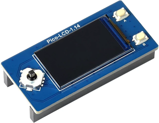 Alt view image 5 of 7 - Waveshare 1.14inch LCD Display Module for Raspberry Pi Pico 65K RGB Colors 240×135 Pixels with SPI Interface Embedded ST7789 Driver Using SPI Bus IPS Screen