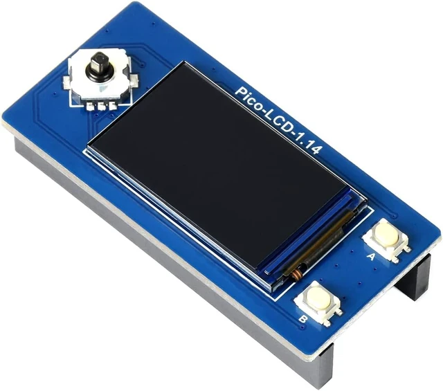 Alt view image 4 of 7 - Waveshare 1.14inch LCD Display Module for Raspberry Pi Pico 65K RGB Colors 240×135 Pixels with SPI Interface Embedded ST7789 Driver Using SPI Bus IPS Screen