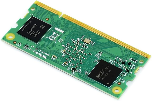 Alt view image 4 of 5 - Waveshare Compute Module 3+/8GB Raspberry Pi 3 Model B+ BCM2837 Processor and 1GB RAM in a Flexible Form Factor with 8GB eMMC Flash CM3+/8GB