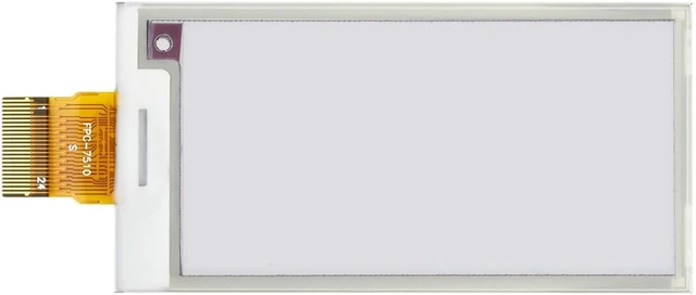 Alt view image 2 of 5 - waveshare 2.66inch E-Paper E-Ink Raw Display Compatible with Raspberry Pi 4B/3B+/3B/2B/B+/A+/Zero/Zero W/WH/Zero 2W Series Boards 296×152 Pixels Red/Black/White Three-Color SPI Interface Without PCB