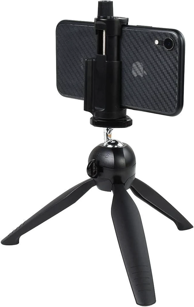 Alt view image 6 of 7 - Waveshare Portable Mini Tripod with 360° Rotation Ideal for Cameras Like Raspberry Pi HQ Camera CM-Stereo-Vision-Board