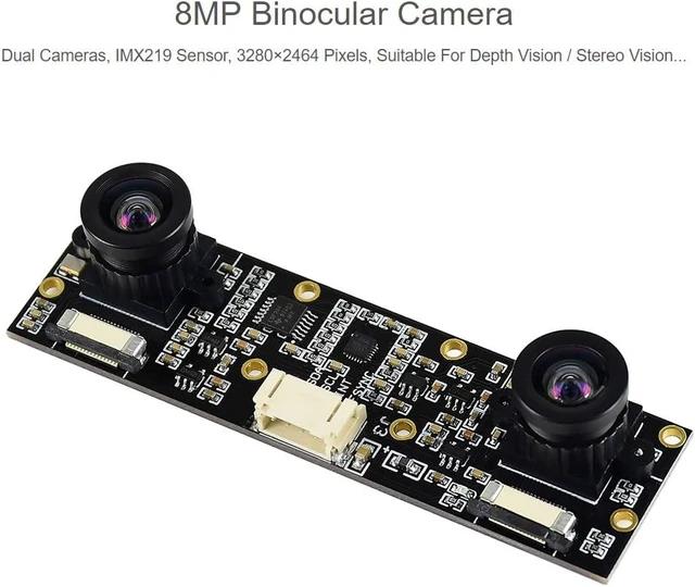 Alt view image 4 of 7 - Waveshare Development Pack (Type D) Designed for Jetson Nano Bundle with IMX219-83 Stereo Camera 64GB Micro Card Accessories(5 Items)