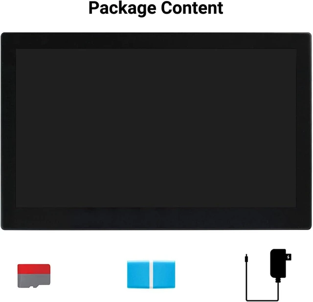 Alt view image 2 of 7 - waveshare 13.3 inch Mini-Computer Powered by Raspberry Pi 3A+ HD Touch Screen with USB/ETH Ports