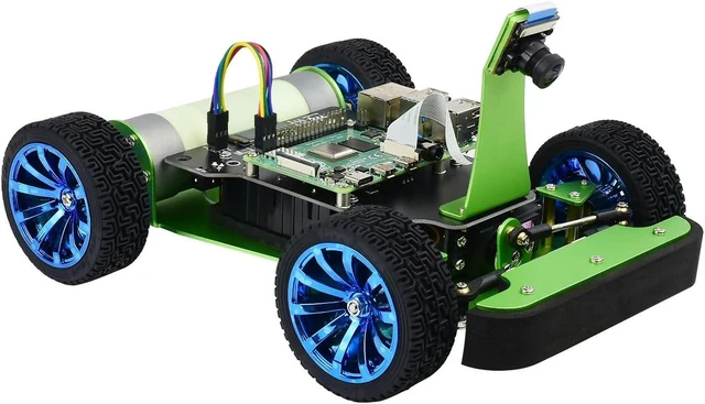 Alt view image 4 of 7 - Waveshare PiRacer DonkeyCar Powered by Raspberry Pi 4 AI Autonomous Racing Robot Accessories