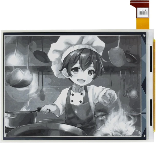 Main image of Waveshare 6inch E-Ink Raw Display Compatible with Raspberry Pi 4B/3B+/3B/2B/B+/A+/Zero/Zero W/WH/Zero 2W Series Boards 1448×1072 High Definition 16 Gray Scale Without PCB Supports Partial Refresh