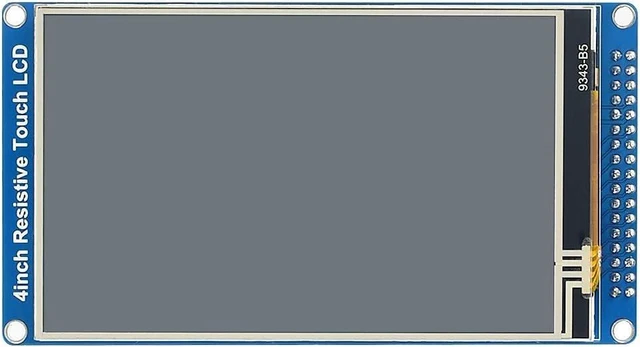 Main image of Waveshare 4inch 480×800 Pixels IPS LCD with Resistive Touch Screen 8080 Parallel Interface for LCD Communication and Supports Host Controllers Such as STM32.