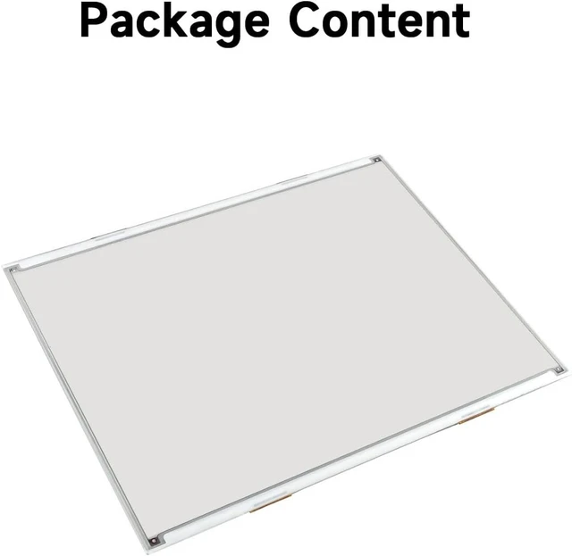 Alt view image 5 of 6 - waveshare 12.48inch E-Ink Raw Display 1304×984 Resolution Red/Black/White Three-Color SPI Interface Without PCB
