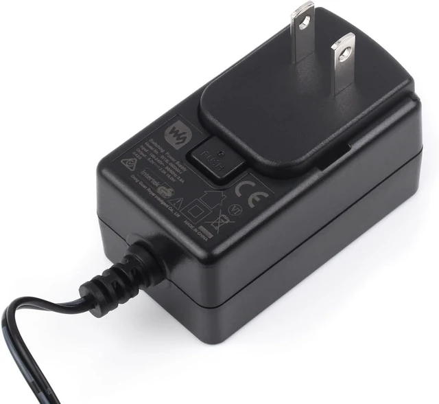 Alt view image 3 of 7 - Waveshare USB-C Power Supply 5V / 3A, Compatible with Raspberry Pi 4, with Safety Certificated Multi Protections for PI4B
