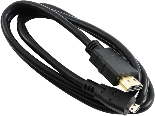 Alt view image 2 of 6 - Waveshare HDMI to Micro HDMI Cable for Raspberry Pi 4B High Definition Video Transmission