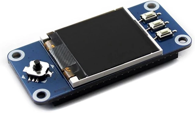 Alt view image 5 of 7 - Waveshare 1.44inch LCD Display HAT, Compatible with for Raspberry Pi Zero/Zero W/Zero WH/4B/3B, 128x128 Pixels, SPI Interface