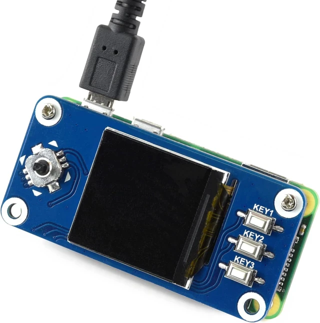 Alt view image 5 of 7 - Waveshare 1.3inch IPS LCD Display HAT, Compatible with Raspberry Pi Zero/Zero W/Zero WH/4B/3B, 240x240 Pixels, SPI Interface