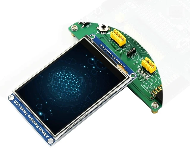 Alt view image 5 of 7 - Waveshare 2.8inch 320×240 Pixels IPS LCD with 4-Wire Resistive Touch Screen SPI Communication Interface