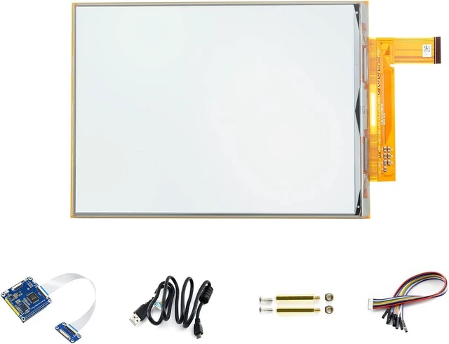 Alt view image 2 of 4 - Waveshare 10.3inch Flexible E-Ink Display HAT for Raspberry Pi, 1872x1404 Resolution, USB/SPI/I80 Interface, Supports Partial Refresh