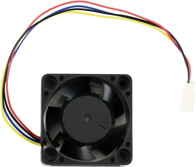 Alt view image 7 of 7 - Waveshare Jetson Nano Cooling Fan, 40mm x 40mm x 20mm, PWM Speed Adjustment, 5V, 3.6W, 1.8E+3 RPM, 5E+1 dB Noise Level
