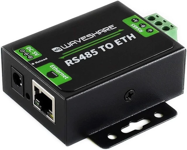 Alt view image 4 of 7 - Waveshare RS485 to Ethernet Converter with High-Speed Low-Power High-Stability Up-gradable Easy to Communicate Between RS485 and RJ45 Port Ethernet