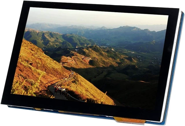 Alt view image 2 of 7 - Waveshre 4.3inch Capacitive Touch LCD Multicolor Graphic Display with 800x480 Pixels Display 16,777,216 Colors via the 24-bit RGB Interface Support 5-points Capacitive Touch Control via I2C Interface.