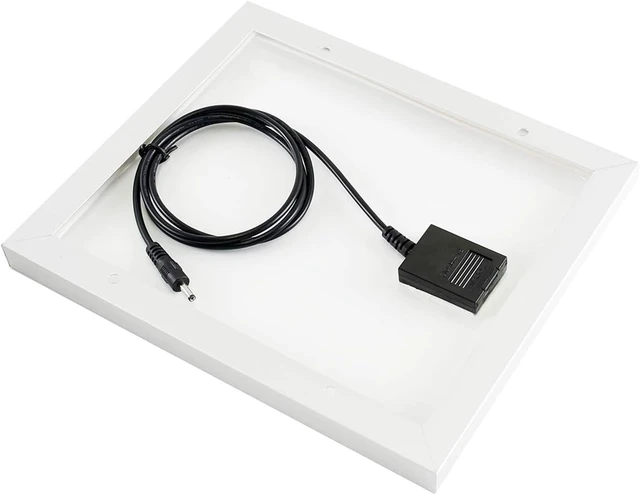 Alt view image 2 of 7 - waveshare Solar Panel (6V 5W) with High Performance156 Monocrystalline Cell Toughened Glass Anodic Oxidation Aluminum Alloy for Use with Solar Power Manager