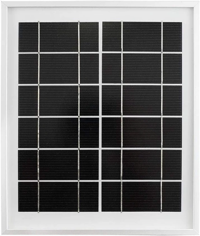 Alt view image 7 of 7 - waveshare Solar Panel (6V 5W) with High Performance156 Monocrystalline Cell Toughened Glass Anodic Oxidation Aluminum Alloy for Use with Solar Power Manager