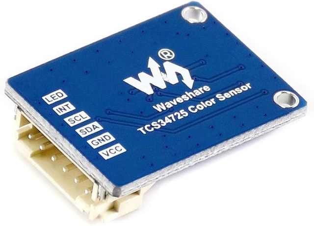 Alt view image 2 of 7 - Waveshare TCS34725 Color Sensor Module Based on TCS34725 High Sensitivity Output RGB Data and Light Intensity Through The I2C Interface with High Sensitivity Wide Dynamic Range Accurate Measuring.